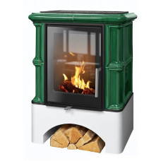 Kachlová kamna ABX Bavaria exklusive, Flaschengrün